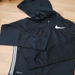 Nike dri-fit, girls L, zip-up hoodie